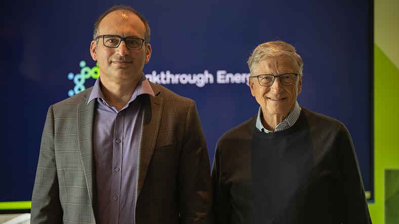 Franck Natali with Bill Gates