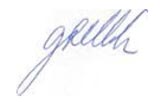 Board Chair signature