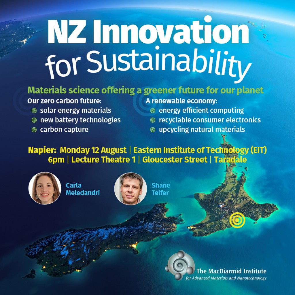 NZ Innovation for Sustainability - Napier (12 August)